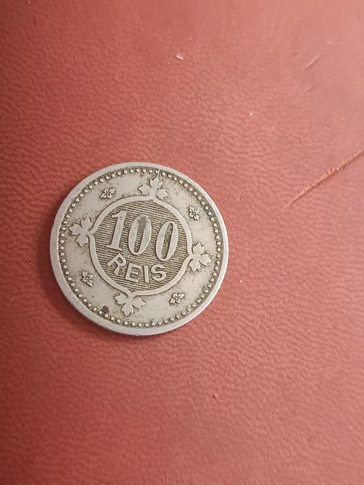 4 Moedas antigas de 100 reis