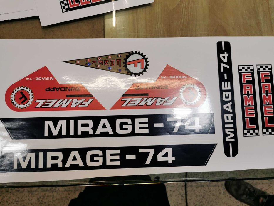 Autocolantes Famel mirage
