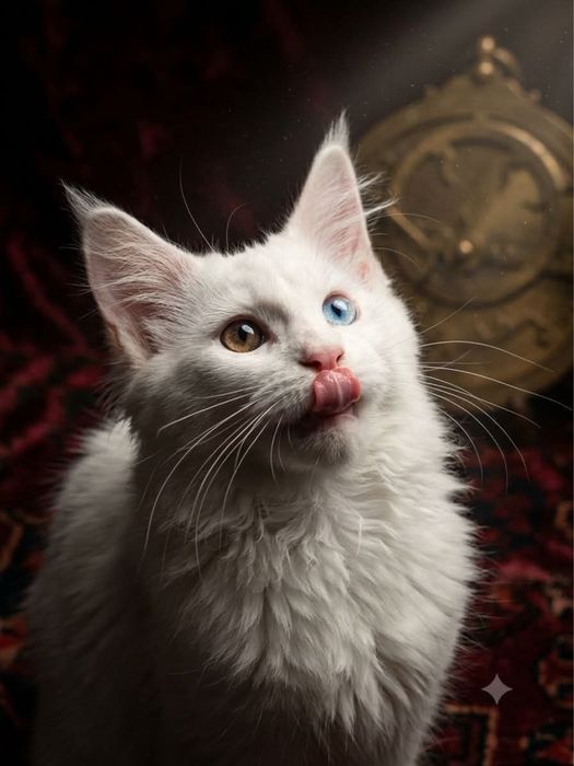 Мейн кун кот и кошка