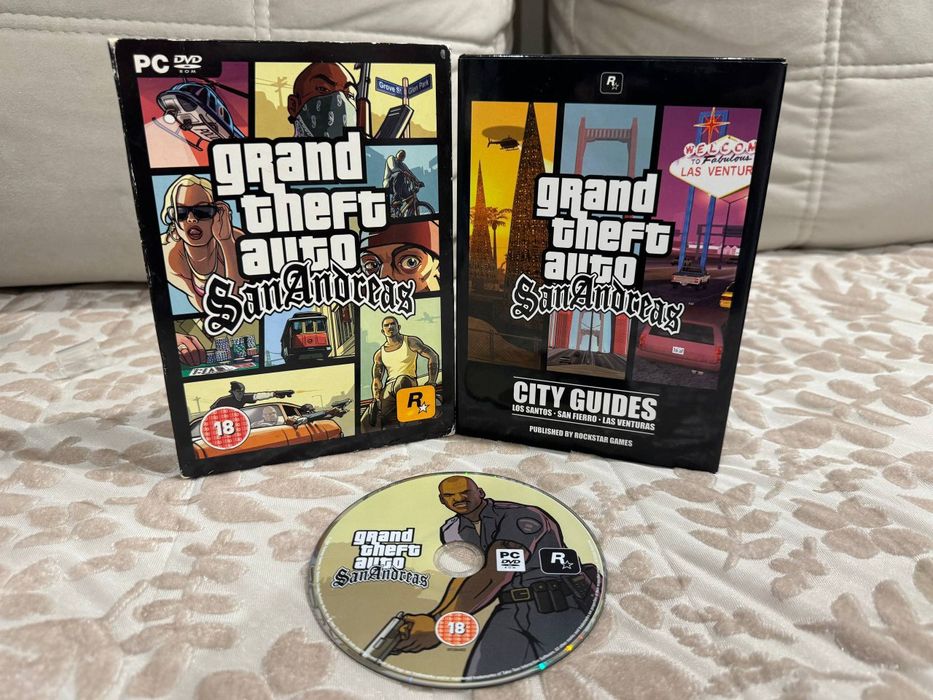 Grand Theft Auto San Andreas Ліцензія офіційний диск GTA