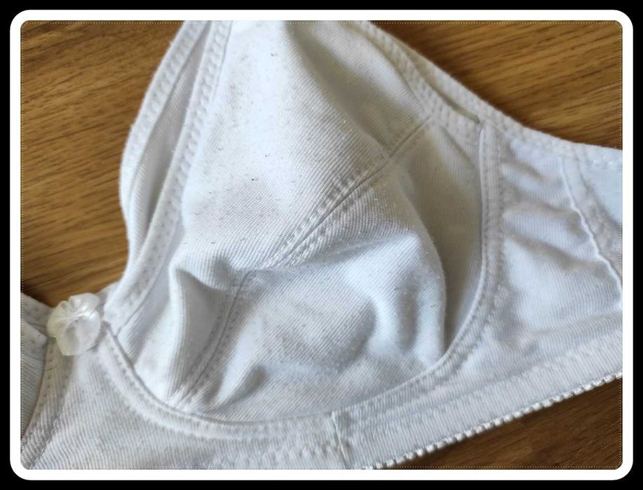 Biały biustonosz do karmienia odpinane miseczki ok 90 B-C