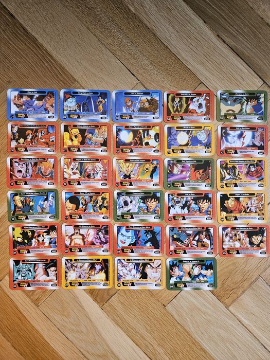 Wszystkie karty DRAGON BALL CHIO (202/202 sztuki bez powtórek)