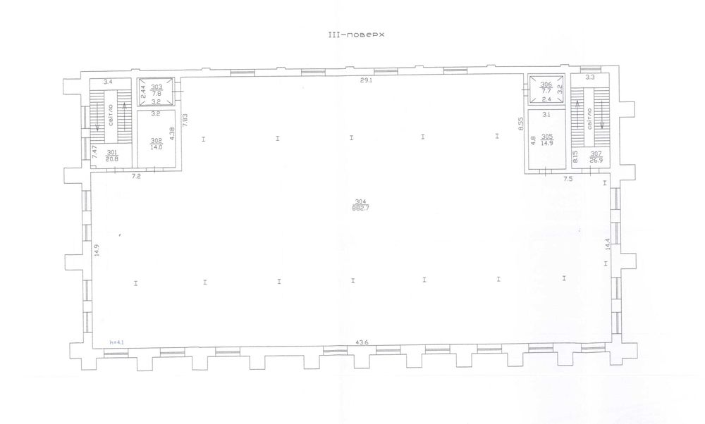 5 грн/кв.м. Оренда офісної будівлі 2880м2 ПІД РЕМОНТ. В центрі Дніпра