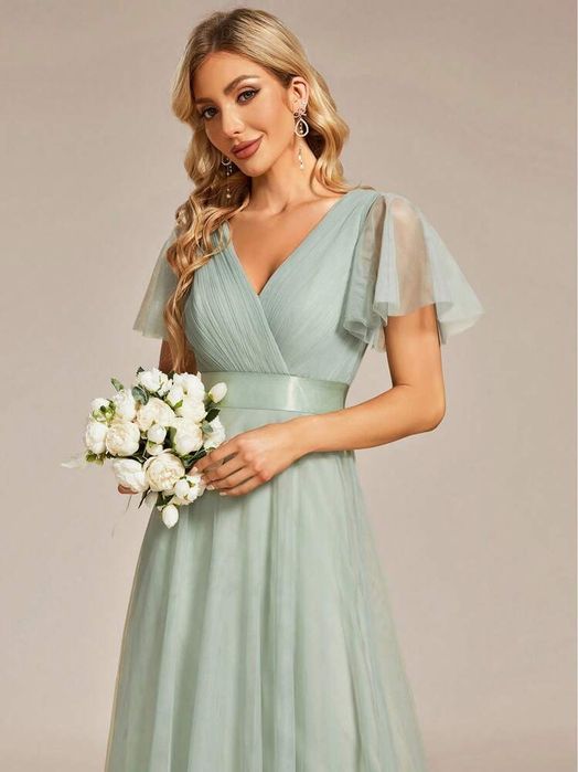 Zwiewna sukienla maxi rozm L Ever Pretty