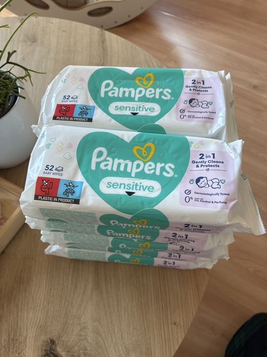 Chusteczki Pampers sensitive 10x 52 sztuki