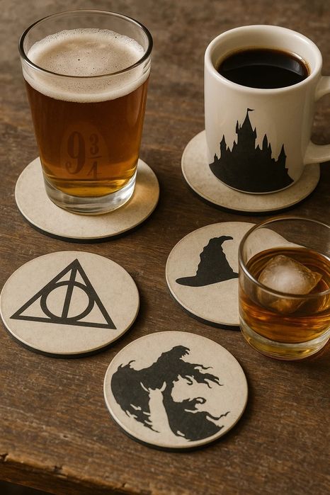 Base para copos - Harry Potter