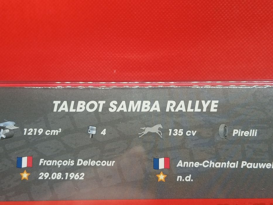 Miniaturas 1/43.Francois Delecour Ford Escort e Talbot Samba