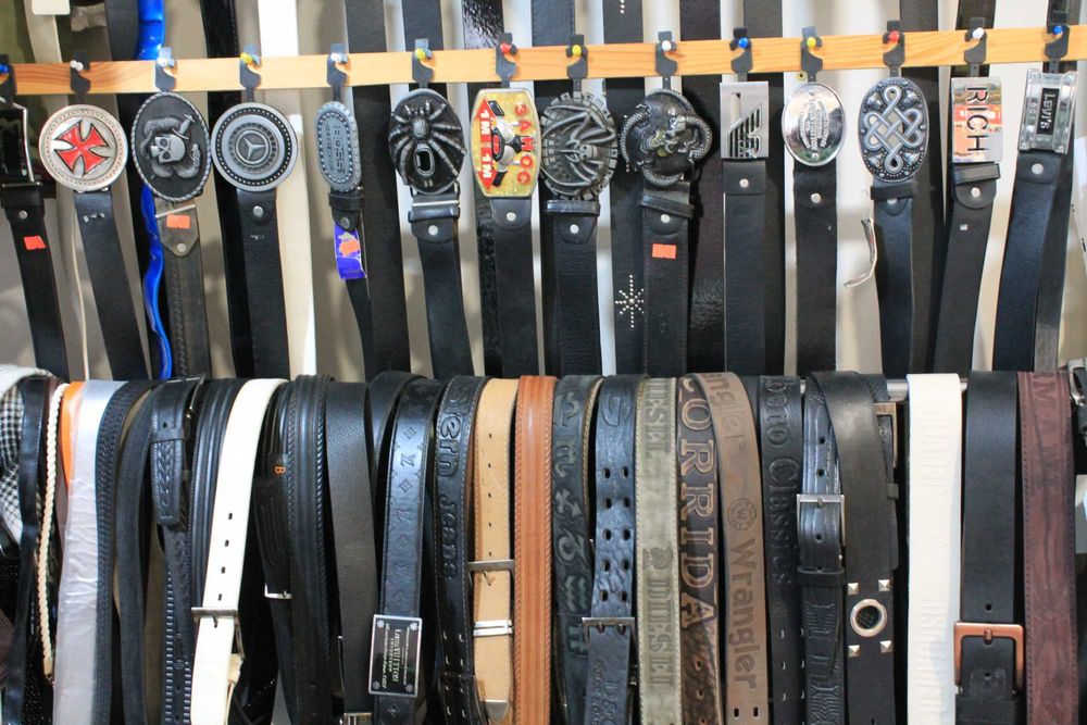 Женский кожаный ремень