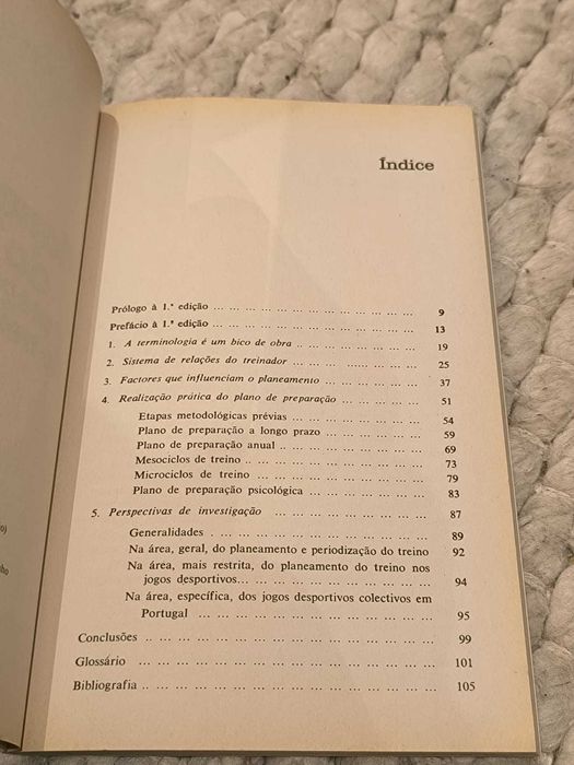 Livro "Planeamento do Treino e Preparação do Treinador" de José Curado
