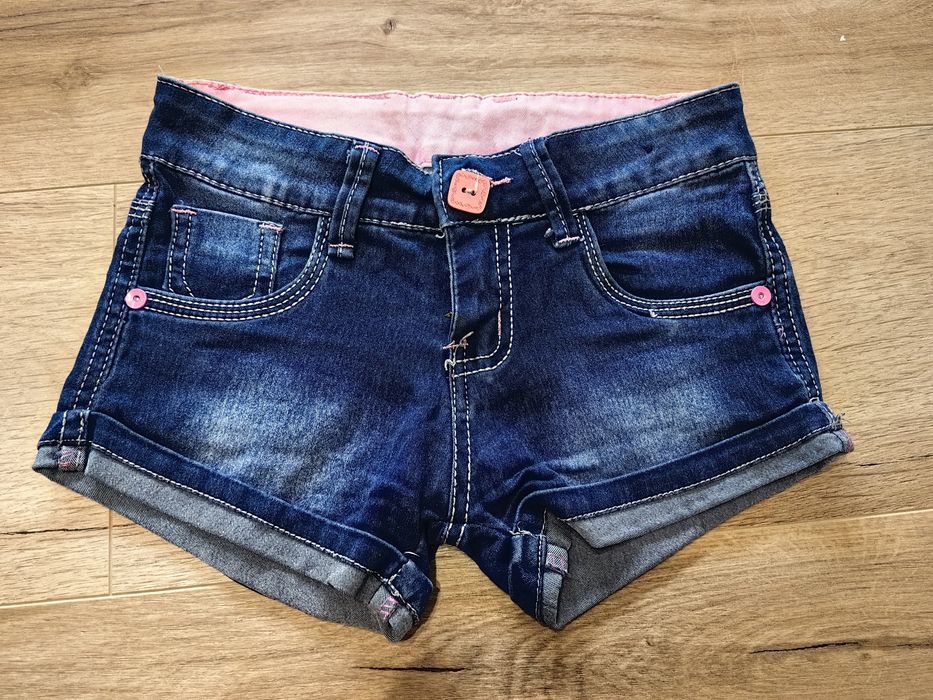 Spodenki jeansowe 128