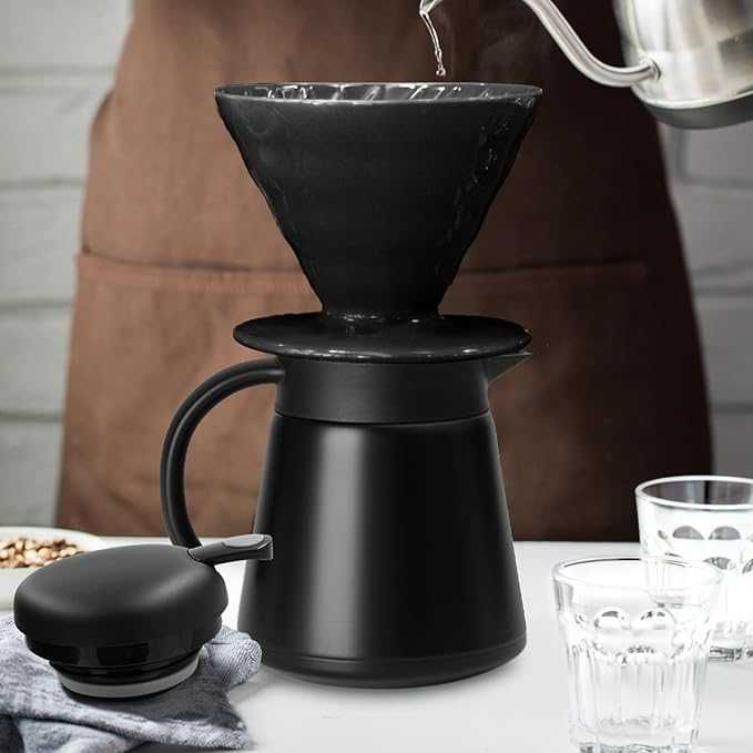 Luvan Dzbanek termiczny 800 ml, karafka termiczna ze stali nierdzewnej