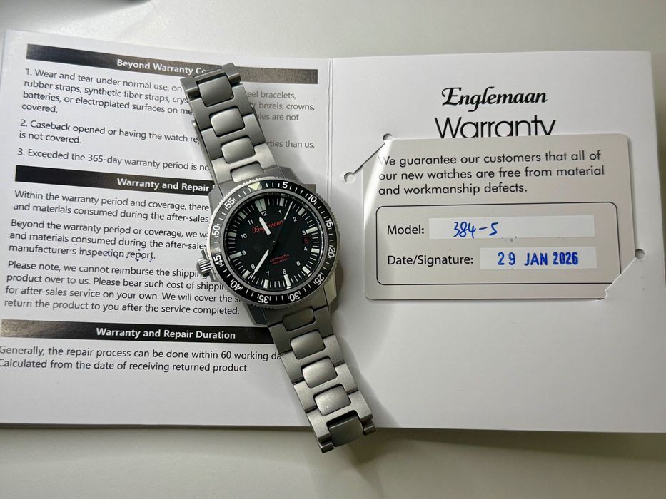 Englemaan Vanguard zegarek jak Sinn toolwatch
