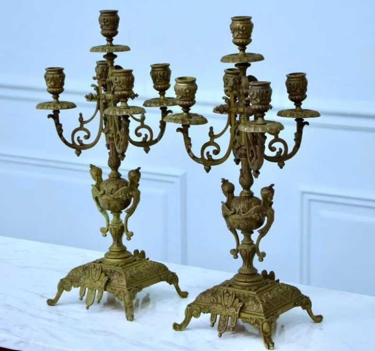 Антикварні підсвічники, канділябри, антиварный подсвечники, канделябры