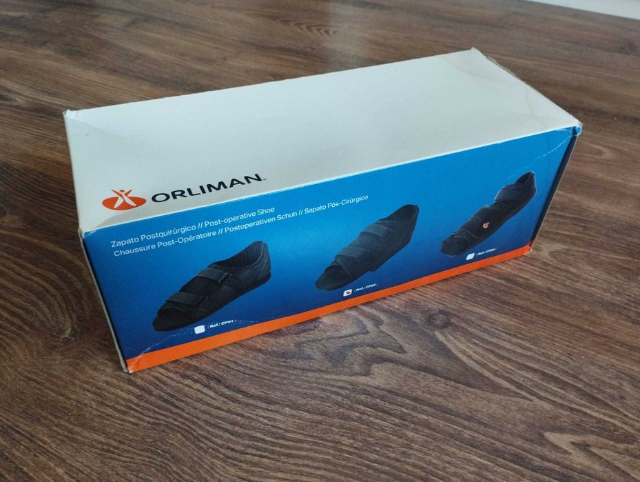 Sapatos Pós-Cirúrgicos (com tacão, 39-40)