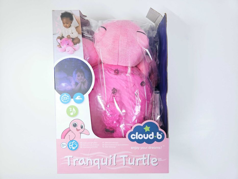 Projektor Z Pozytywką Żółw Podwodny Różowy Eco Cloud B Tranquil Turtle