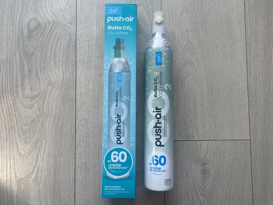 Nowa butla nabój  CO2  Dafi PushAir 425 g – do 60 l wody gazowanej