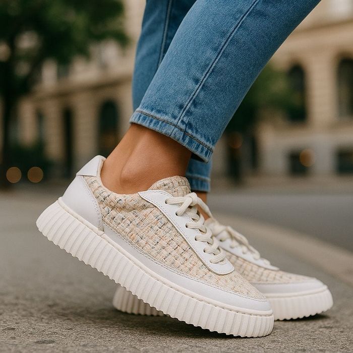 Sneakersy damskie -bialy