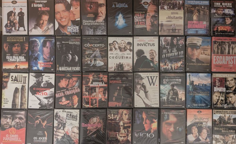 220 filmes em dvd, novos e selados