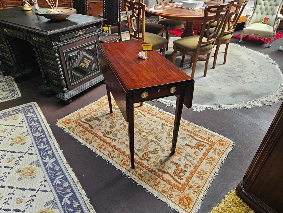 Mesa antiga - Restaurada - extensível - Estilo Holandês