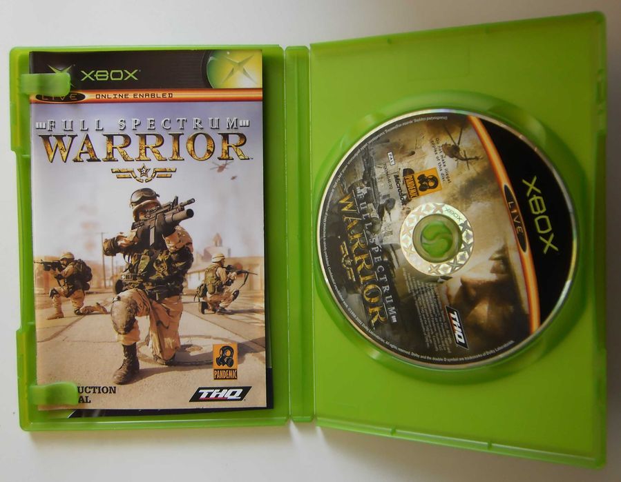 VIDEO JOGO COMPLETO "Full Spectrum Warrior" / Xbox PAL