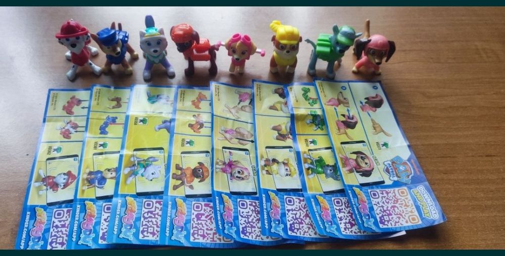 Figurki kinder psi patrol