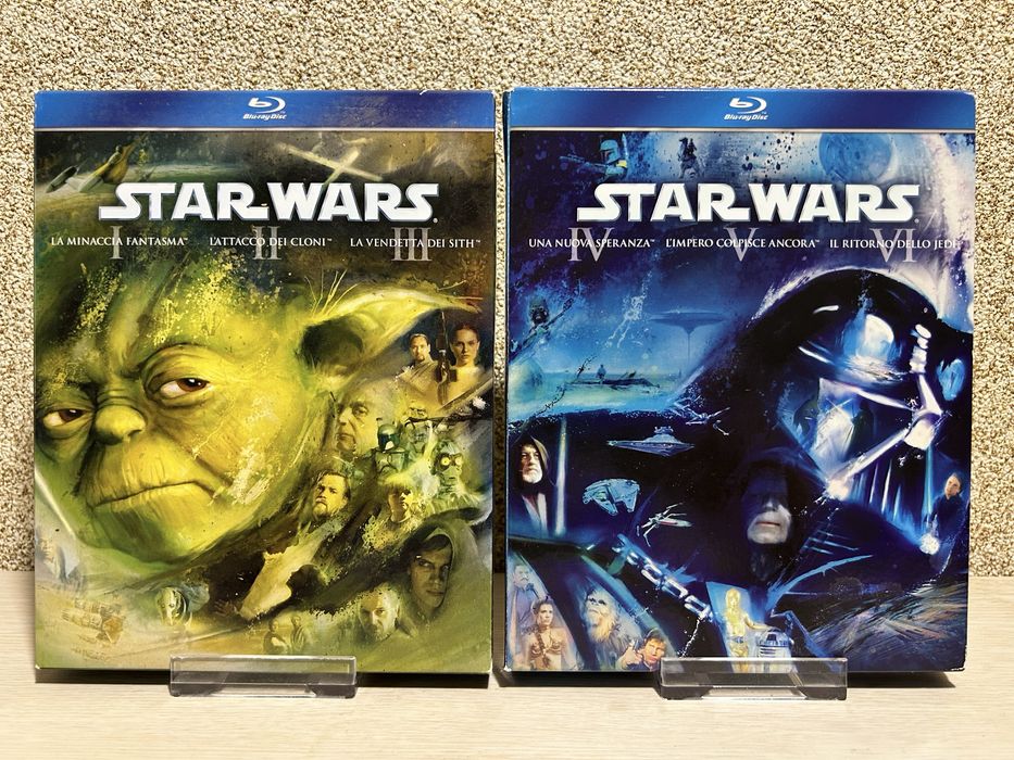 Blu-ray диски Звёздные Войны. Сага Эпизоды I - 6 с переводом.