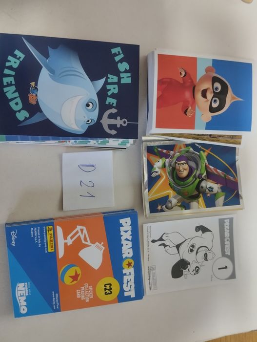 (D3) Cromos de 8 coleções