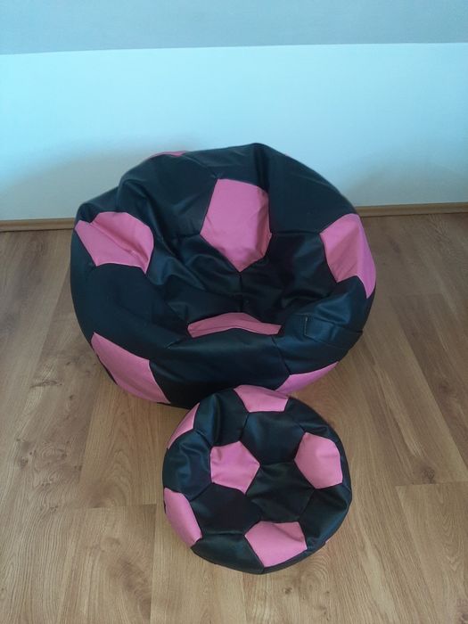 Piłka pufa duża i mała komplet