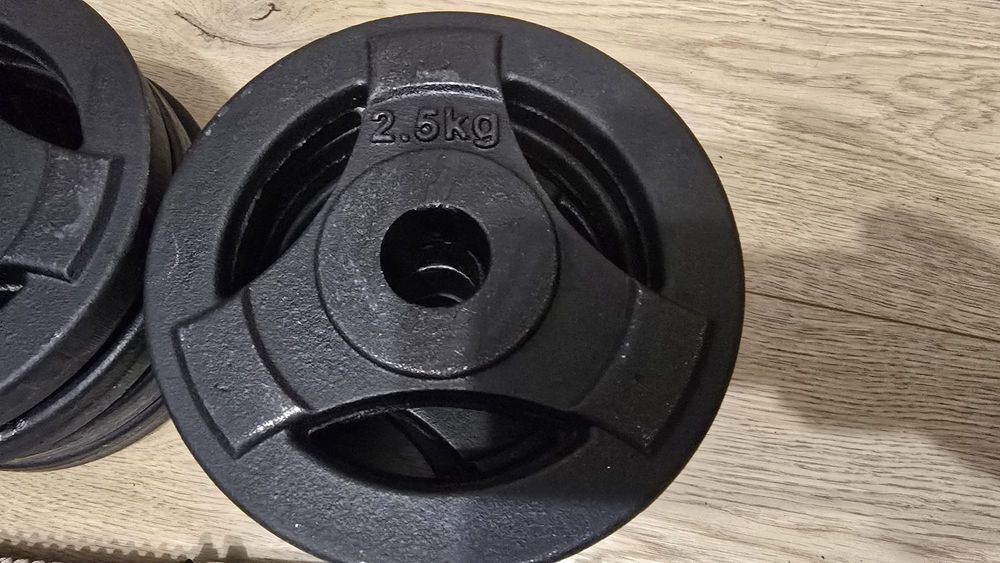Hantle żeliwne 2x15 kg