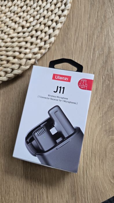 Mikrofon krawatowy Ulanzi J11 - do vlogów, rolek, filmów, nagrań
