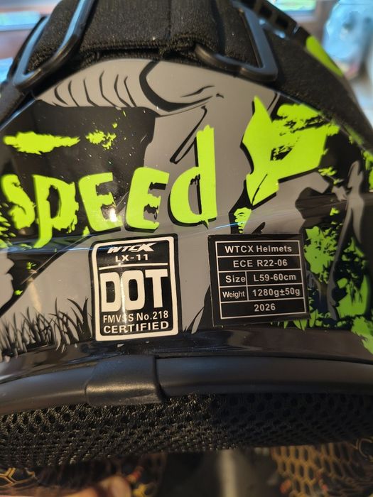 Kask fullface wtcx