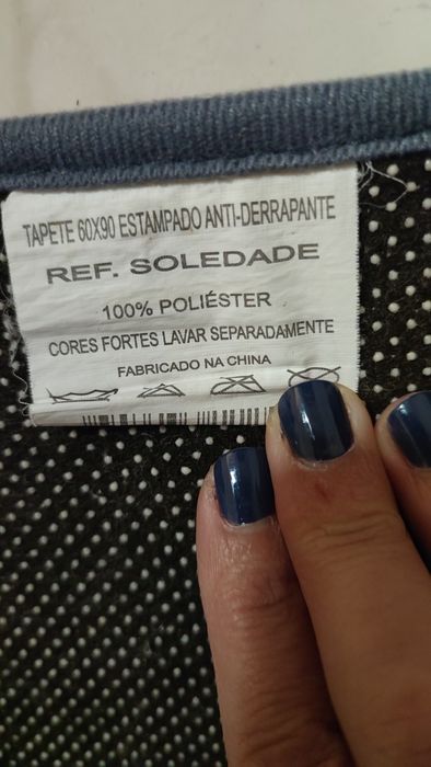 Tapete estampado antiderrapante