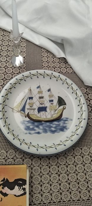 Prato de loiça decorativo de Viana do castelo senhora  Dagonia