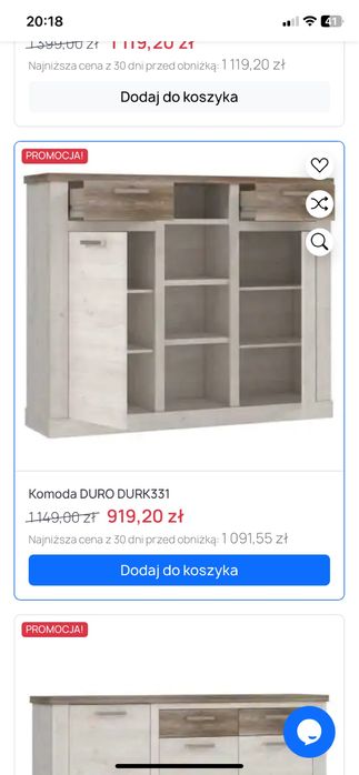 Komplet mebli forte kolekcja duro