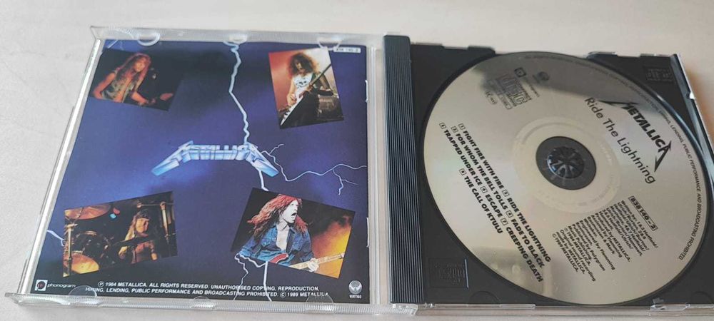 CD Metallica – Ride the Lightning (1984)