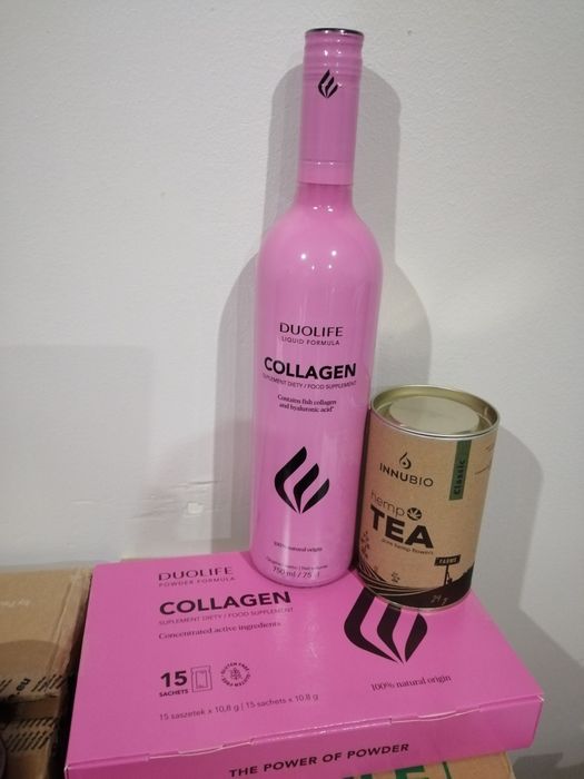 Collagen w płynie oraz w proszku DuoLife oraz herbata gratis