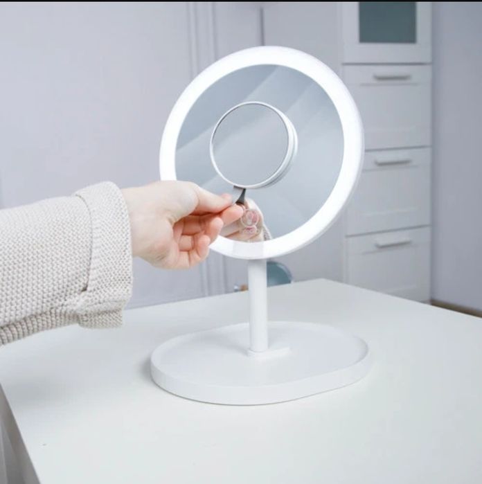 Lusterko kosmetyczne z podświetleniem bateria USB-C LED GIO-765