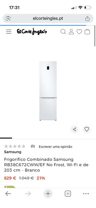 Frigorifico Samsung Branco