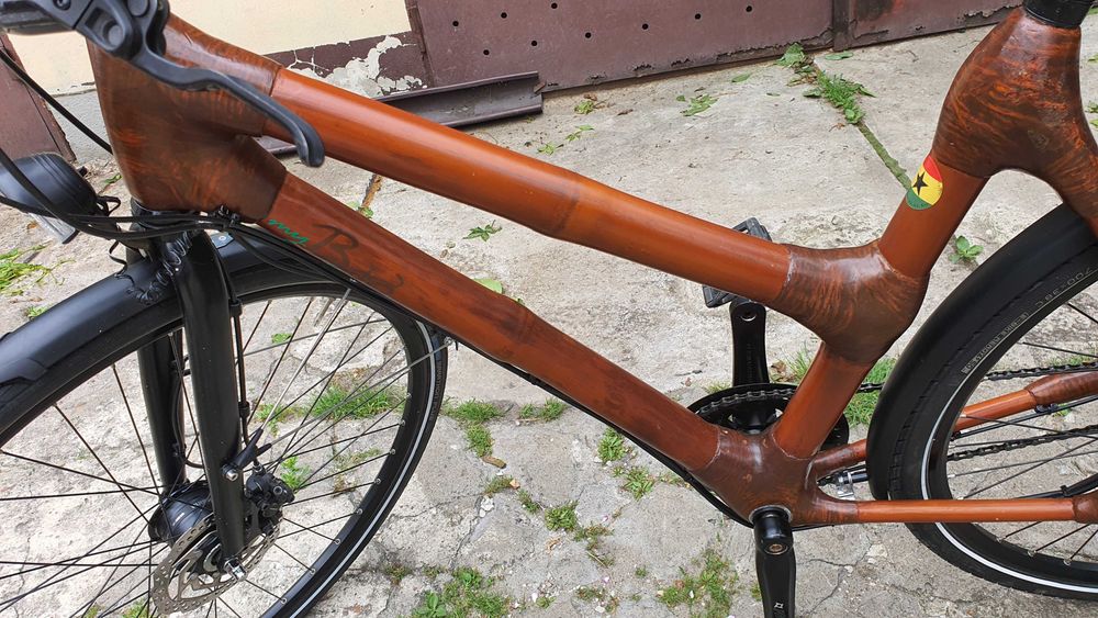BAMBUS - drewniany - rower - 28 - unikat