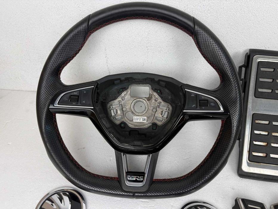 Накладки педалей порогів Skoda Octavia A7 VRS оригінал