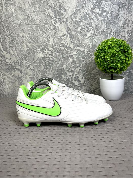 Nike Tiempo бутсы копы сороконожки 40 размер футбольные белые