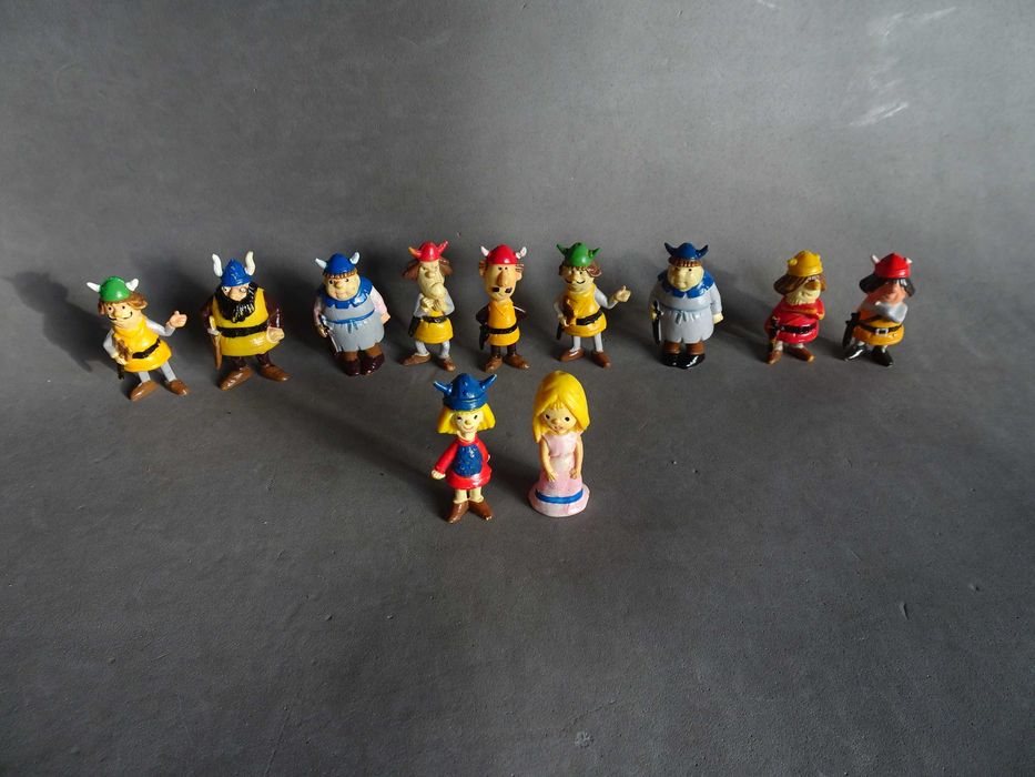 Figuras variadas em PVC coleção Vickie Wickie