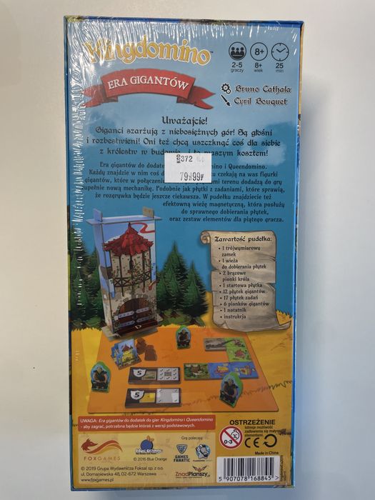 Kingdomino: Era Gigantów – dodatek PL NOWY w folii FoxGames
