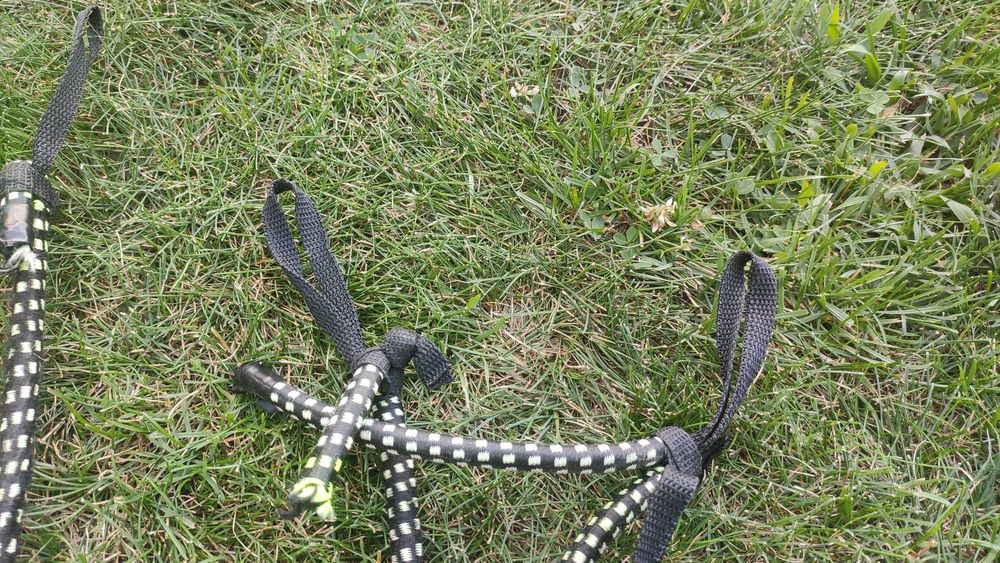 gumy do  trampopliny zielono czarne