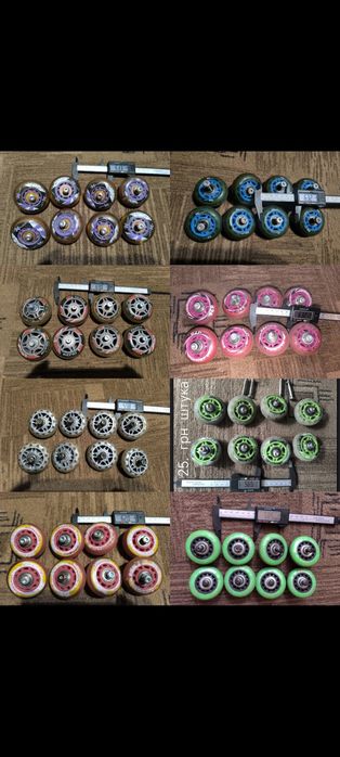 Колёса для мебели тележек и любых устройств на колёсах от 55 до 74 мм