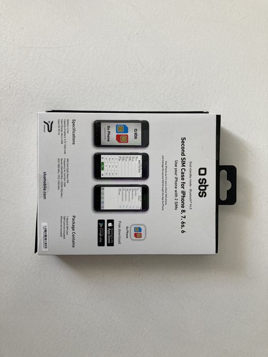 iPhone 6, 6s, 7, 8, SE 2020, SBS Dual SIM Black Case NEW64310020599553124