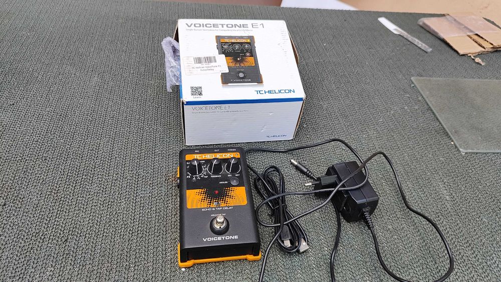 TC Helicon VoiceTone E1 efekt wokalowy Echo Delay Tap Tempo