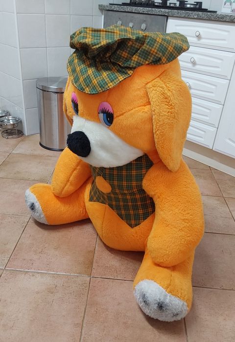CÃO PELUCHE BONITO,GRANDE.Casa,Eventos,Quarto,Sala,Festas Aniversário.