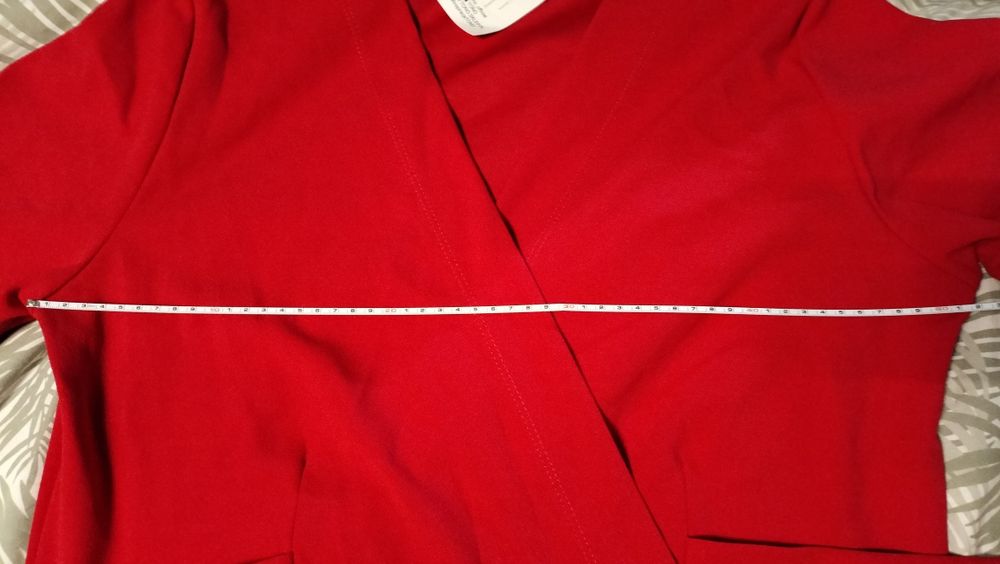 amarantowa sukienka ferrera plus size rozmiar 46