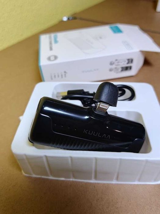Mini Power Bank de Bolso KUULAA 4500mAh Lightning – Novo